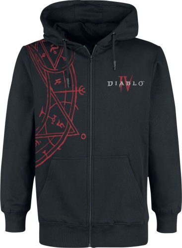 Diablo IV - Liliths´ Sigil Mikina s kapucí na zip černá