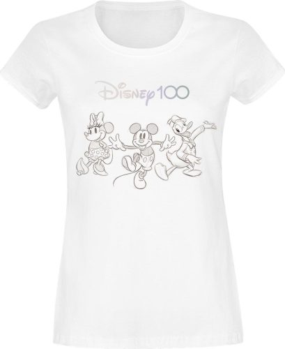 Disney Disney 100 - 100 Years of Wonder Dámské tričko bílá