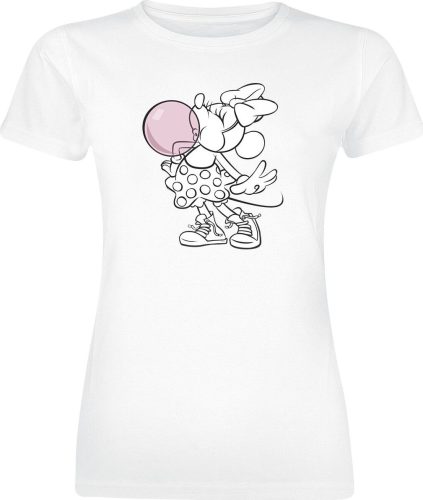 Mickey & Minnie Mouse Bubble Minnie Dámské tričko bílá