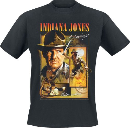 Indiana Jones Hommage Tričko černá