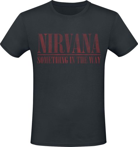 Nirvana Something In The Way Tričko černá