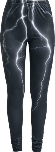 EMP Stage Collection Leggings With Lightning Print Leginy černá