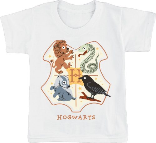 Harry Potter Kids - Hogwarts - Crest detské tricko bílá