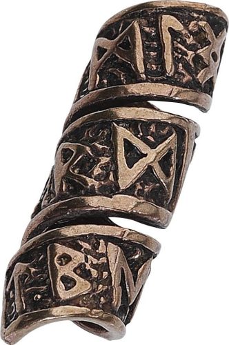 etNox Prsten s runy Korálky do vlasů bronzová