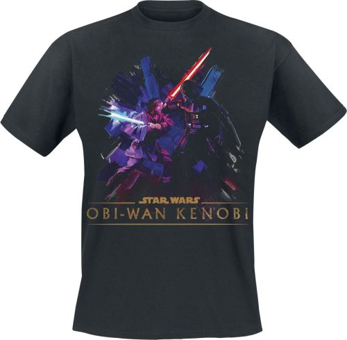 Star Wars Obi-Wan Kenobi - Vintage Tričko černá
