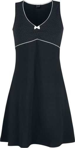 Pussy Deluxe Šaty Mini Dots Šaty cerná/bílá
