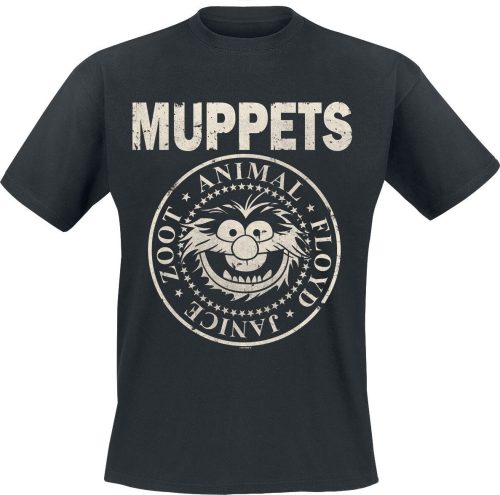 The Muppets Animal - Rock 'n' Roll Tričko černá