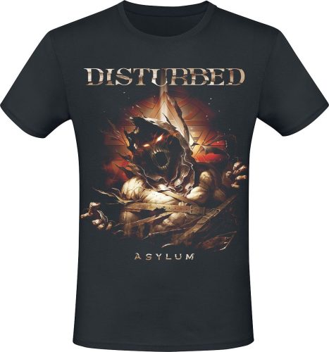 Disturbed Asylum Tričko černá