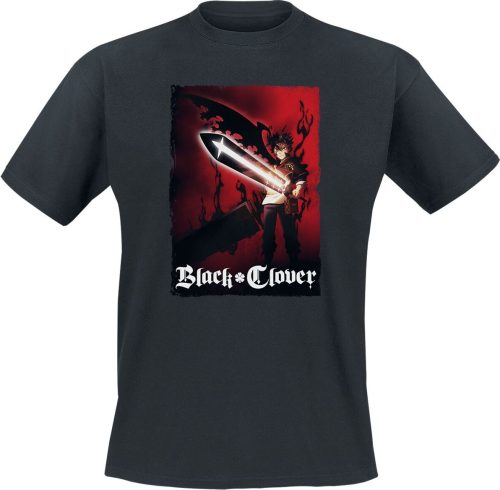 Black Clover Find Your Power Tričko černá
