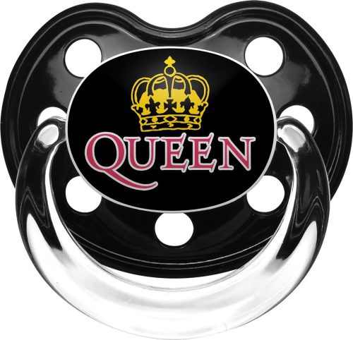 Queen Metal-Kids - Logo Schnuller černá