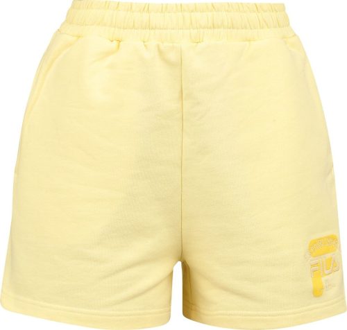 Fila BALVE high waist sweat pants Dámské šortky - teplákové světle žlutá