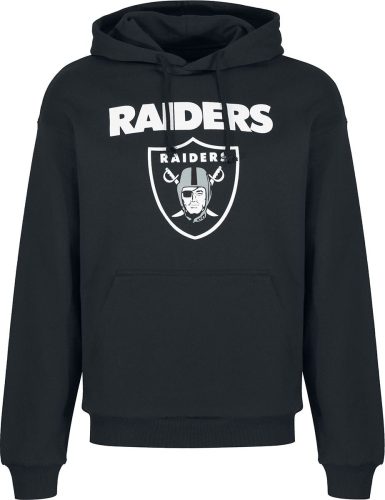 Recovered Clothing NFL Raiders Logo Mikina s kapucí černá