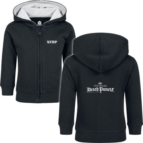 Five Finger Death Punch Metal-Kids - Logo detská mikina s kapucí na zip černá