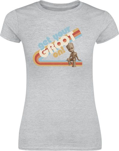 Strážci galaxie Get Your Groot On Dámské tričko šedá
