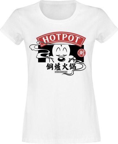 Mickey & Minnie Mouse Chinese Hotpot Dámské tričko bílá
