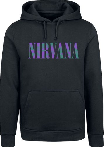 Nirvana Sliver Mikina s kapucí černá