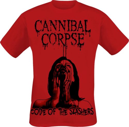 Cannibal Corpse Code Of Slashers Tričko červená