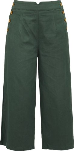Banned Retro Pretty Perfect Trousers Dámské kalhoty zelená