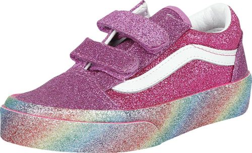 Vans Old Skool V - Glitter Dětské boty vícebarevný