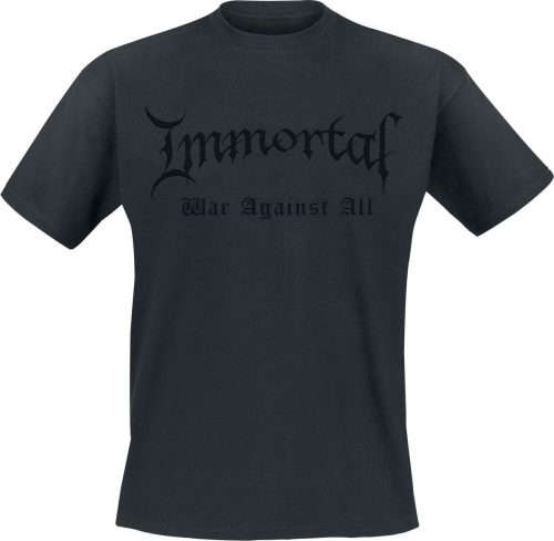 Immortal War Against All Tričko černá