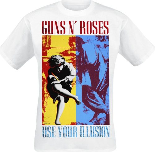 Guns N' Roses Use Your Illusion Tričko bílá