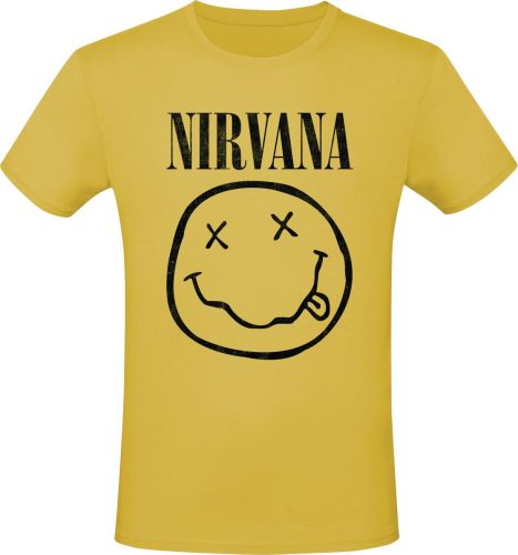 Nirvana Smiley Tričko žlutá