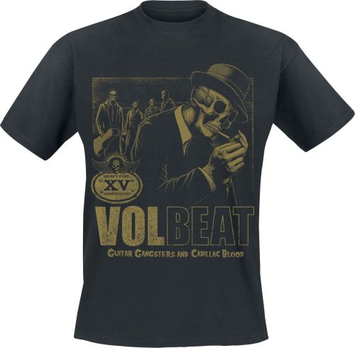 Volbeat Guitar Gangsters & Cadillac Blood 15th Anniversary Tričko černá