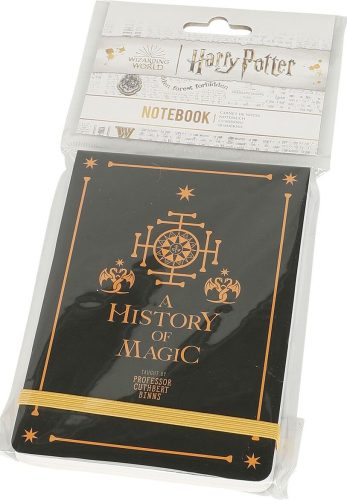 Harry Potter History Of Magic Notes cerná/žlutá