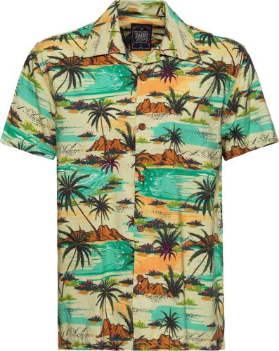 King Kerosin Košile AOP Tropical Sea Košile vícebarevný