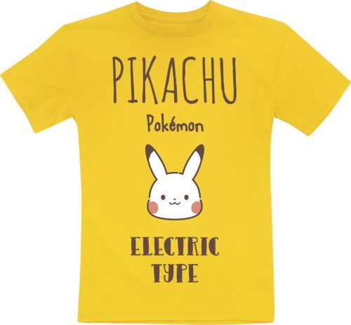 Pokémon Kids - Pikachu - Electric Type detské tricko žlutá