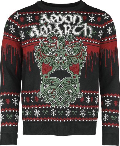 Amon Amarth Holiday Sweater 2023 Pletený svetr vícebarevný