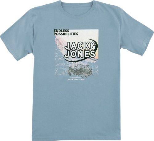 Jack & Jones Tričko s klasickým výstřihem Booster detské tricko modrá