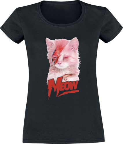 Goodie Two Sleeves Meow Dámské tričko černá
