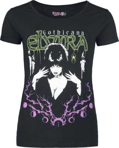 Gothicana by EMP Gothicana X Elvira T-Shirt Dámské tričko černá