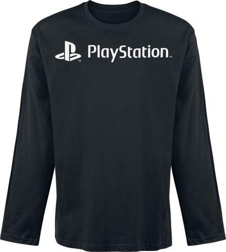 Playstation Logo Long Tričko s dlouhým rukávem černá