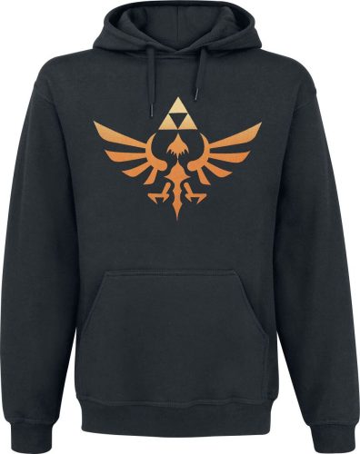 The Legend Of Zelda Hyrule - Triforce Logo Mikina s kapucí černá
