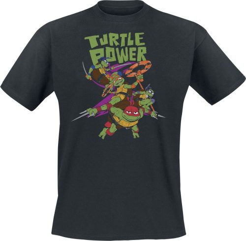 Teenage Mutant Ninja Turtles Turtle Power Tričko černá