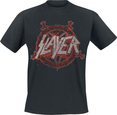 Slayer Pentagram Redux Tričko černá