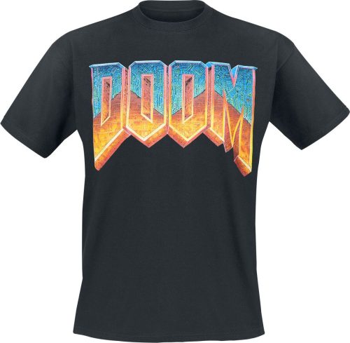 Doom Logo Tričko černá