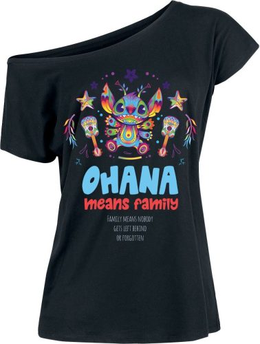 Lilo & Stitch Ohana Mexico Dámské tričko černá