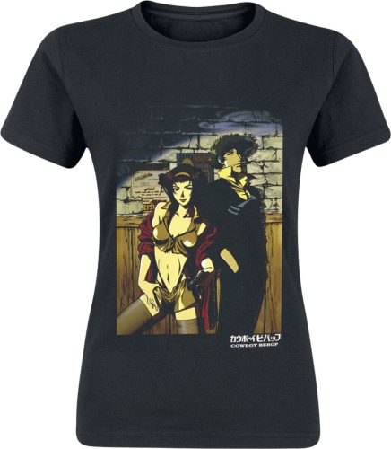 Cowboy Bebop Spike & Faye Dámské tričko černá