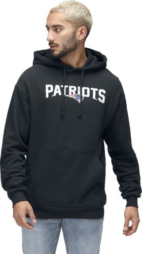 Recovered Clothing NFL Patriots Logo Mikina s kapucí černá