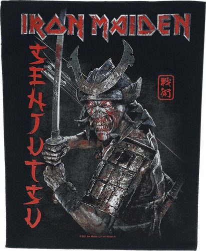 Iron Maiden Senjutsu Samurai Eddie nášivka na záda vícebarevný