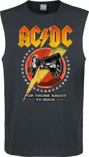 AC/DC Amplified Collection - For Those About To Rock Tank top charcoal