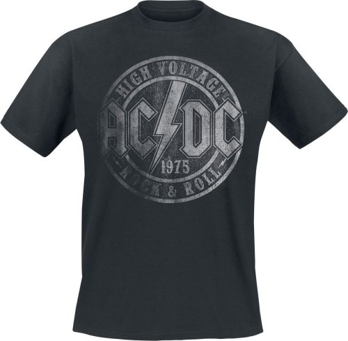 AC/DC High Voltage 1975 Tričko černá