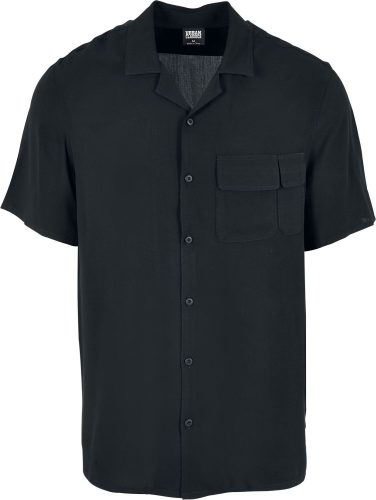 Urban Classics Viskózová košile Košile černá