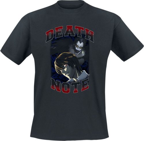 Death Note Varsity Tričko černá