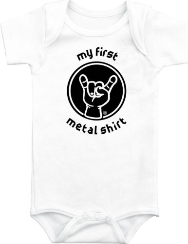 Metal Kids My First Metal Shirt body bílá