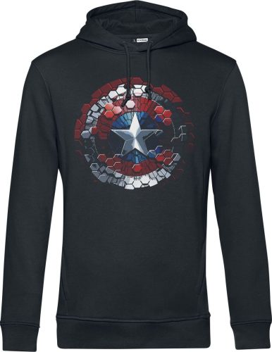 Captain America Civil War - Hex Shields Mikina s kapucí černá