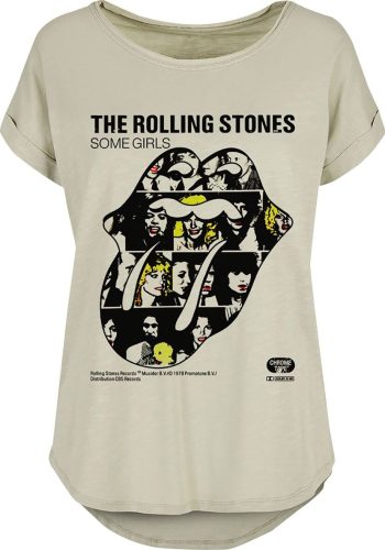 The Rolling Stones Some Girls Collage Tongue Dámské tričko svetle zelená